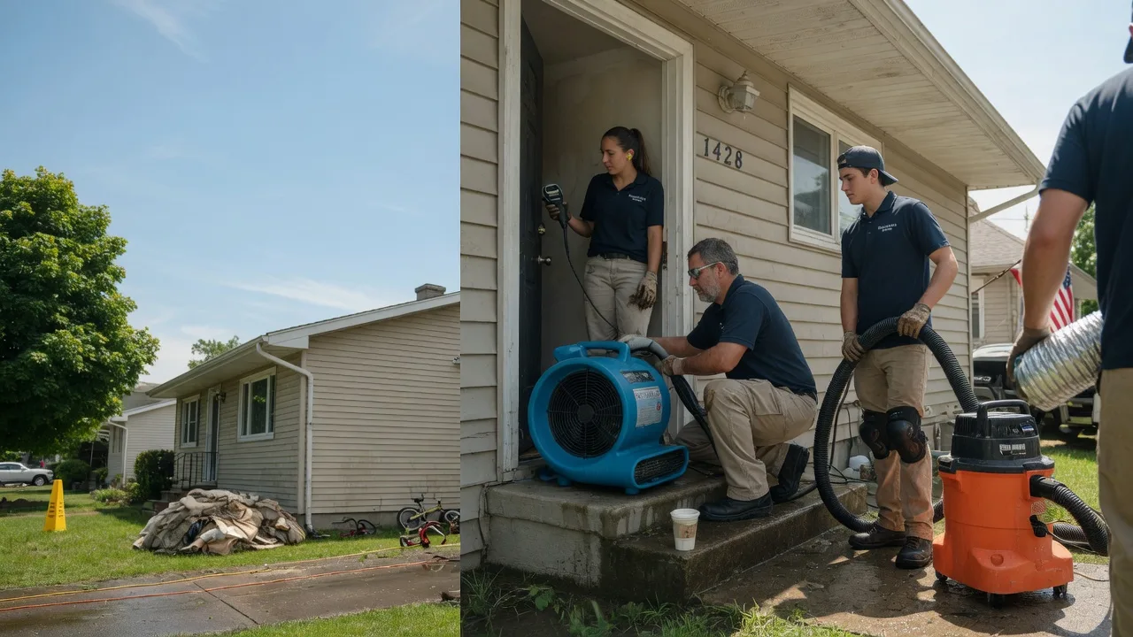 Water Damage Restoration in Maryville, IL near me